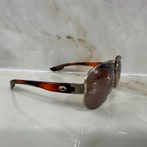 Costa Aviator Polarized USED 580p some scratches and missing nose pads. Tortoise